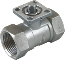 IPC Ball valve with mounting Pad 