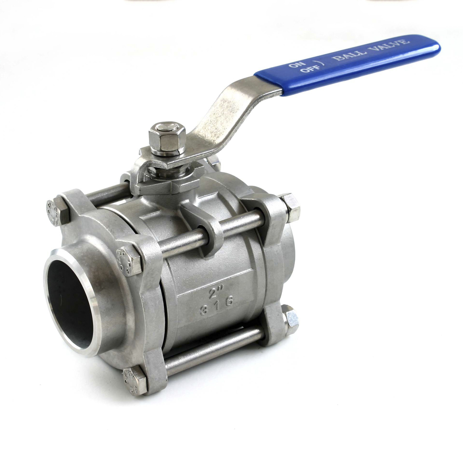 3PC BALL VALVE BUTT-WELD END