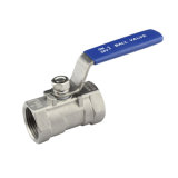 1/2" ss316 /304 ANSI JIS DIN 2PC flanged ball valve with locking device