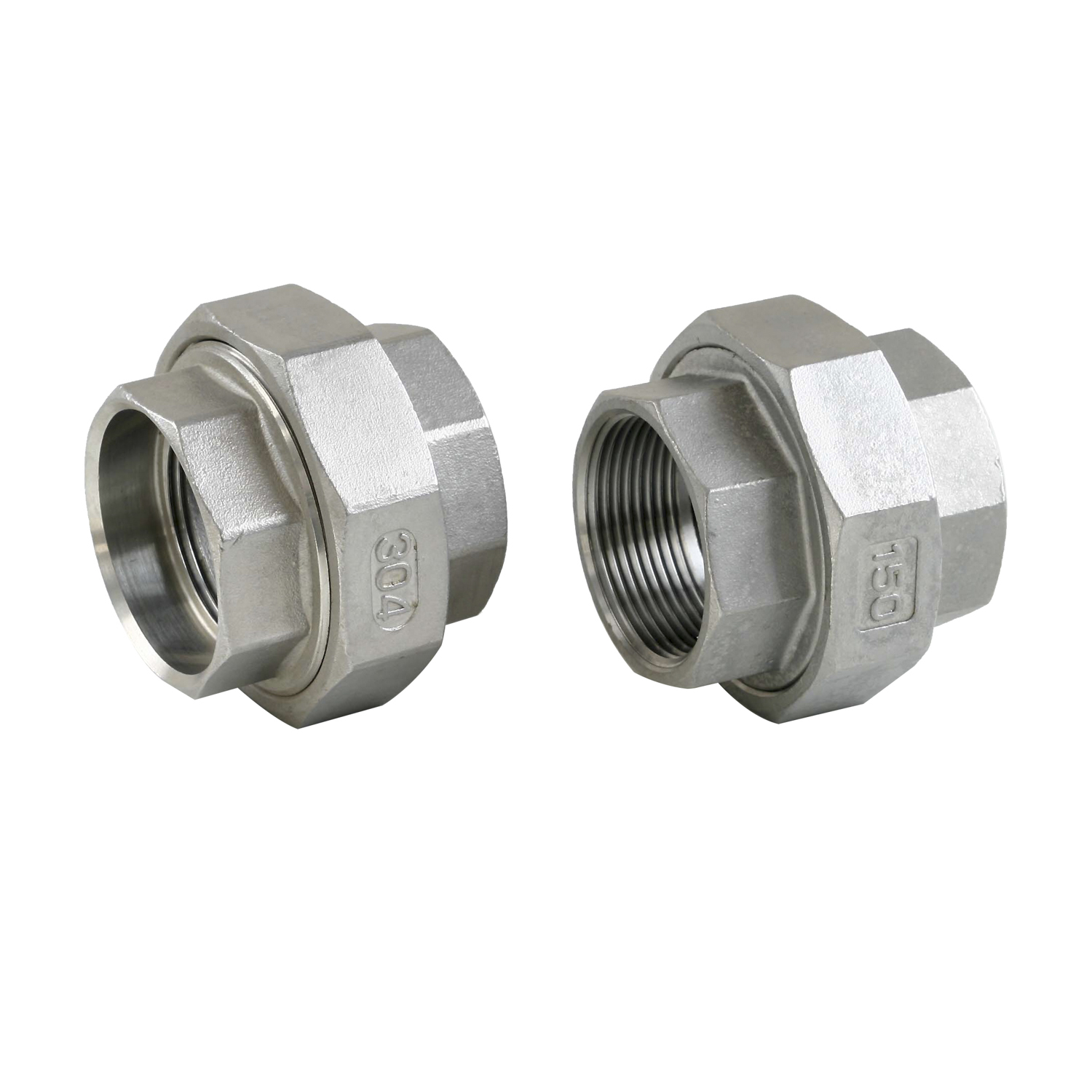 Stainless Steel Fittings Union F/F with BSP/NPT Thread