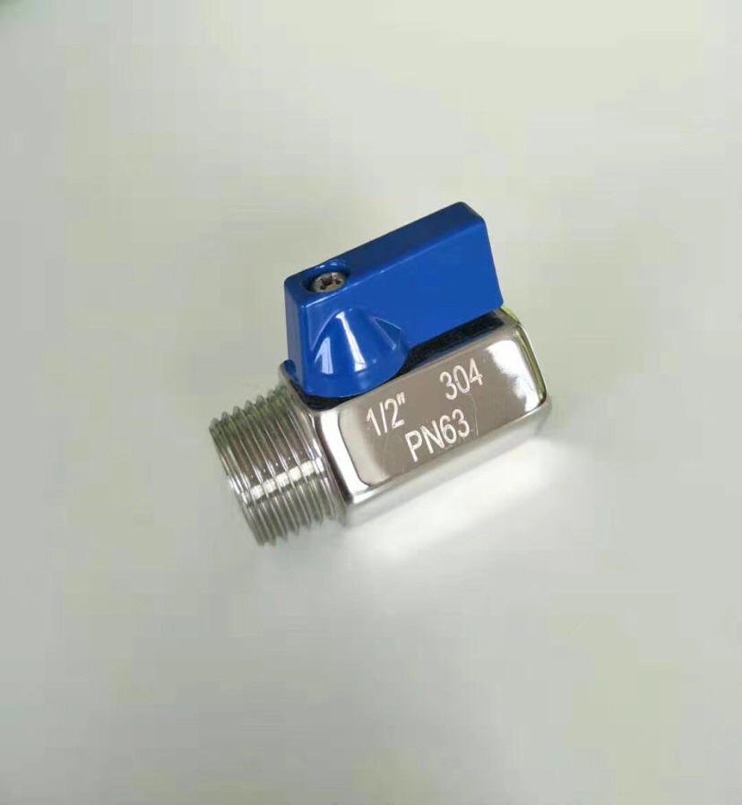 Stainless Steel Female Thread Mini Ball Valve with ISO5211