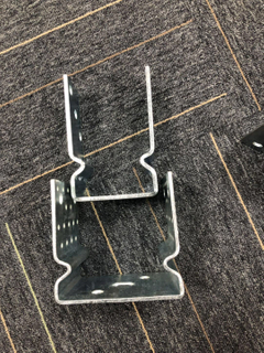 U Base Post Support Fence Foot Bracket