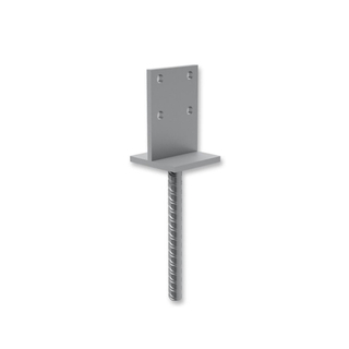 T Form EG Post Support and Anchor for Concrete Base