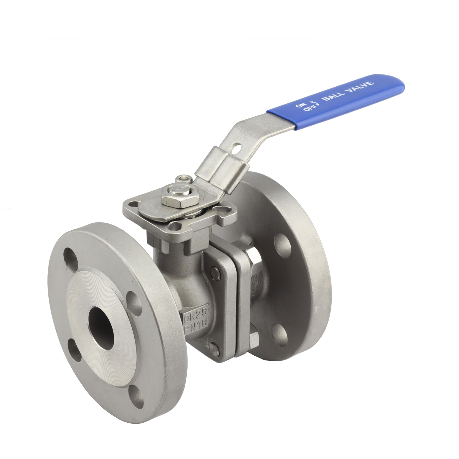 PN16 2PC FLANGE BALL VALVE