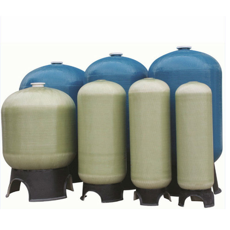 Size 13X54 Water Filter Using Quartz Sand, Resin, Blue Colour FRP Tank / FRP Vessel